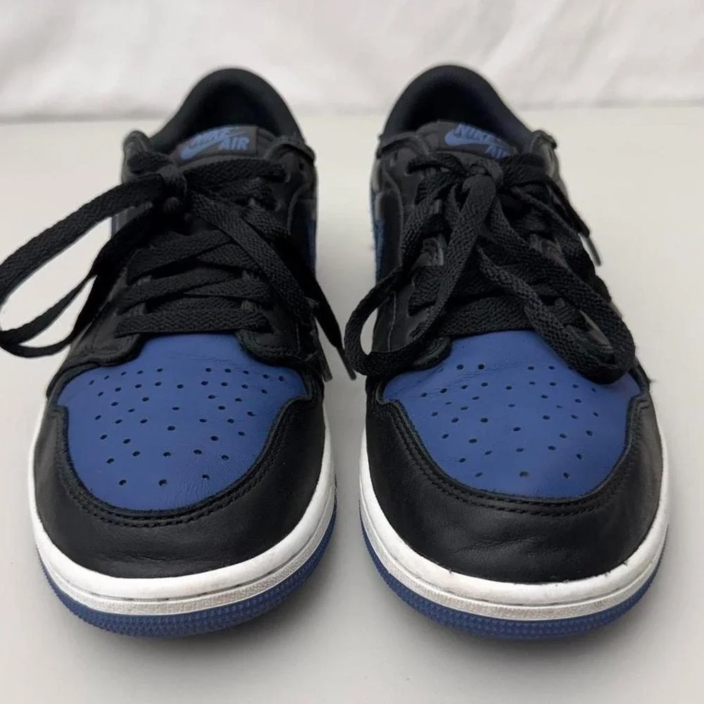 Nike Air Jordan 1 Retro Low OG Mystic Navy CZ0790-041 Mens 9.5 Blue Black